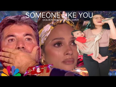A very Extraordinary voice on the word's Binggest stage singing song someone like you America 2023