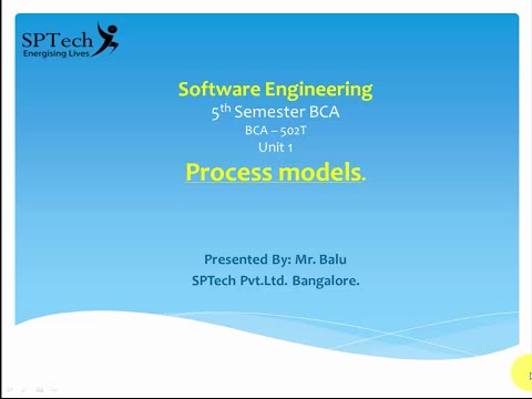 Software Engineering - Process Models