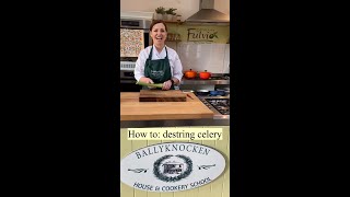 How to destring celery