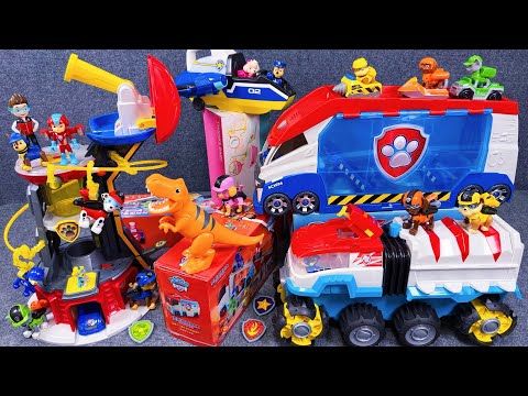 14 minutes unboxing experience, cool paw patrol dino rescue toys videos ASMR | Toy Review