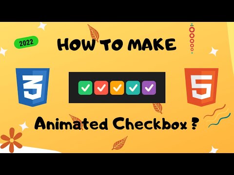 How to make animated checkbox with HTML & CSS?