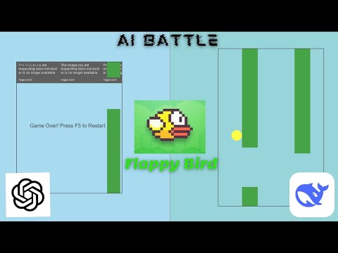 Can AI Build a Flappy Bird Game? ChatGPT vs DeepSeek!