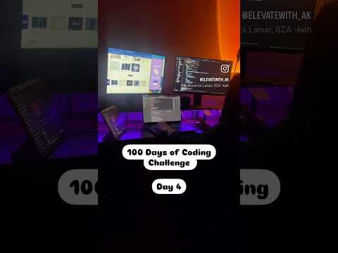 100 Days of Coding | Day 4 #100daysofcode #softwareengineer #coding