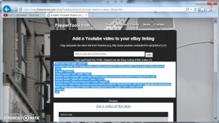 How to embed videos in Ebay Listings