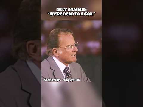 Billy Graham: “We’re dead to a God.”  #jesuslovesyou #bibleverse #spreadtheword #jesus #billygraham