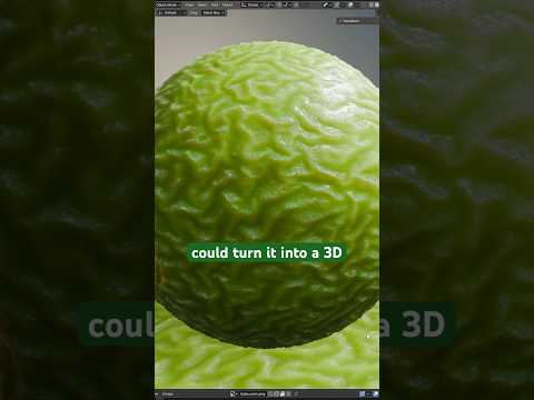 I turned this old jalapeño into a 3D material with one photo #AI #Blender3D #3DArt #chatgpt4o