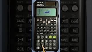 Finding the linear equation coefficients using Casio FX 991ES PLUS- #maths  #physics  #engineering