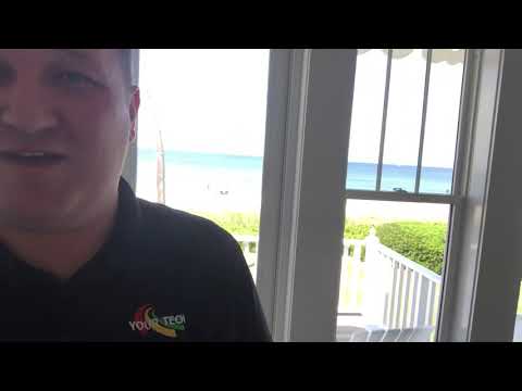 Electronic Smart Glass allows every room to have a view of the beach!