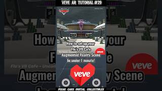 #VeVe AR / VR Tutorial #29 ( How To Setup Your #Pixar Flo’s V8 Cafe AR Scene In Under 1 Minute ) !