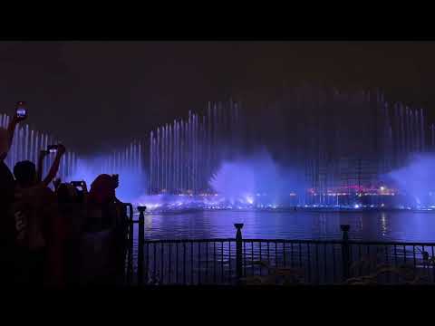 Fountain show at Okada Manila #okada #fountainshow #dancingfountain