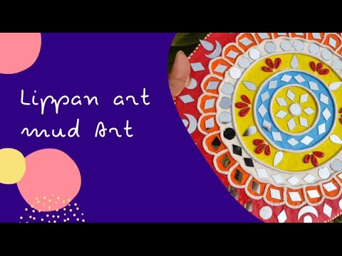 tried LIPPAN ART for the first time😍😍#lippanwork #lippanart #like #share #comment #passion #paint