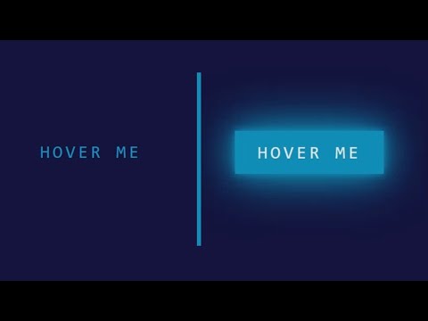Neon Hover Button Effect in Html, Css with Source Code