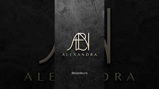 Alexandra🖤 #logo #name #design #namelogo #logodesign #logodesigner #graphicdesign #alexandra
