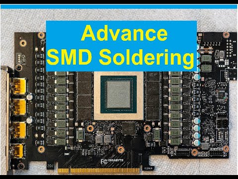 Advance Fast SMD Soldering Tips Dealing with Lead Free solder and Flux How to Solder Heavy PCIe Card