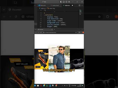 Hover effect on images|Tip number 7|Famous Creater #html #css #shorts