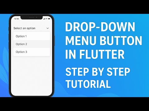 How to implement Dropdown Button Form Field in Flutter full Tutorial
