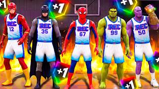 I Took 5 SUPERHEROES to the REC in NBA 2K26 (+100 CAP BREAKERS)