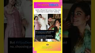 Vijay Deverakonda refused ₹60 crore Netflix deal #vijaydevarakonda  #rashmika #love #shorts