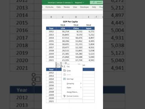 How to FILTER by Column with CheckBox in Excel #shorts