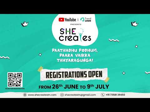 She Creates | Paathadhu Podhum Paaka Vaikka Thayaragunga | TrendLoud  @YouTubeIndia @youtubecreators