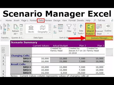 SCENARIO MANAGER & PMT