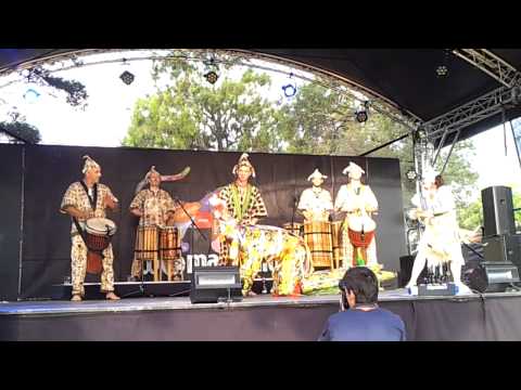 Stilt mask dance