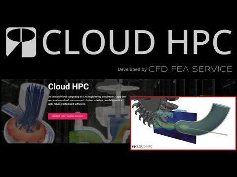 CloudHPC tutorials - automatic postProcess with Paraview on cloudHPC