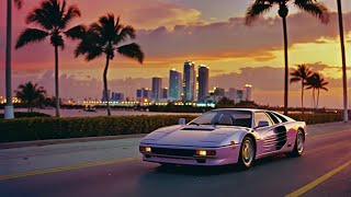 It's Summer 1987, You're Driving in Miami 🌴 80's Synthwave, Retrowave, Nostalgic mix 🎶
