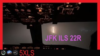 Boeing 767-300. ILS Approach Runway 22R JFK. 09-27-20