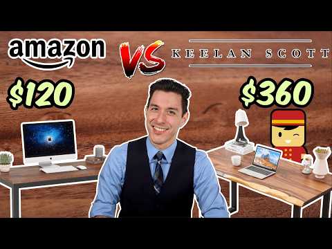 The BEST Premium Wood Table Desk (Keelan Scott Review)