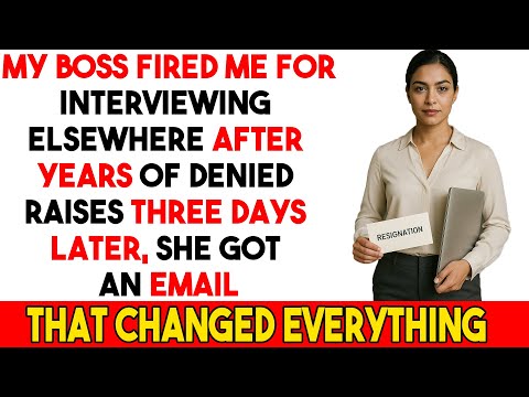 She Fired Me for Being “Disloyal” — Then I Sent One Email That Flipped Her World