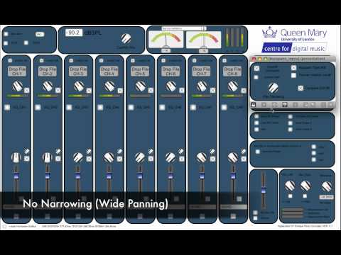 Automatic stereo panner