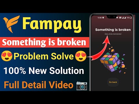 fampay something is broken problem||solve fampay keeper problem