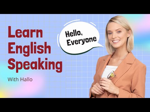 How to spoking  English with USA and UK people using a Hallo apps