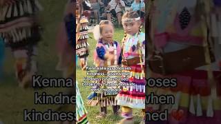 Even Tiny Tot Princesses meet tiny little haters #tinytotkenna #nativeamerican #indigenous #powwows