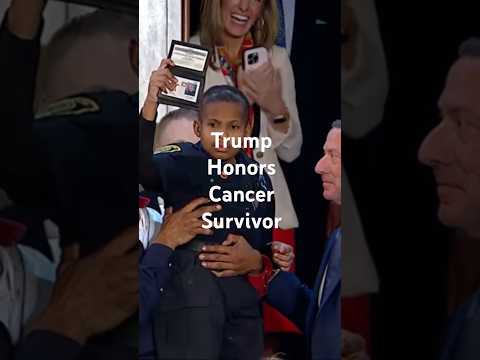13-Year-Old Cancer Survivor DJ Daniel Honored as Secret Service Agent by President Trump