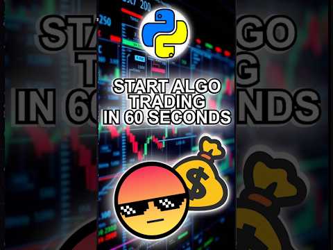 Start Algorithmic Trading With Python in 60 Seconds #trading #investing #trading #crypto #ml #ai