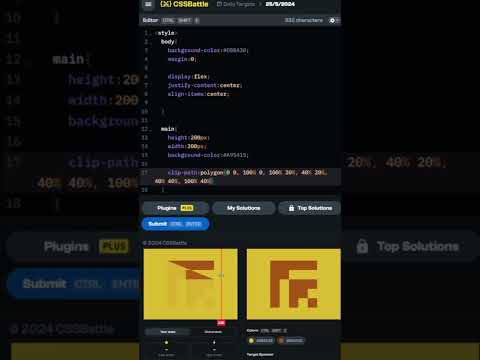 Challenge Yourself with CSS Battle: CSS Challenge Day! #CSSBattle #CSS #CSSChallenge