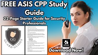 Free ASIS CPP Study Guide | Download Now & Start Preparing!