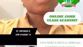 JAMB TUTORIALS-ONE MONTH DURATION