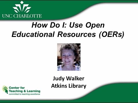 Using Open Educational Resources - OERs  (4/16/2016)
