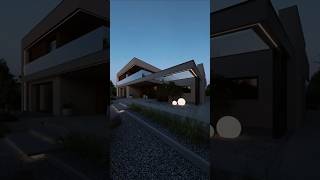 Modern Garden Design in Gostyń | 3D Visualization of a Contemporary Outdoor Space 🌿🏡