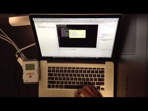 Tutorial011 - NXT : Controlling the servomotor on the NXT brick