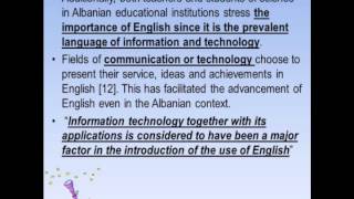 The Importance of English for Science Teachers in the Albanian Context