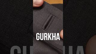 Tutorial on Gurkha Waistband is already on my channel! #sewingtutorial #gurkha #bespoke #tailoring