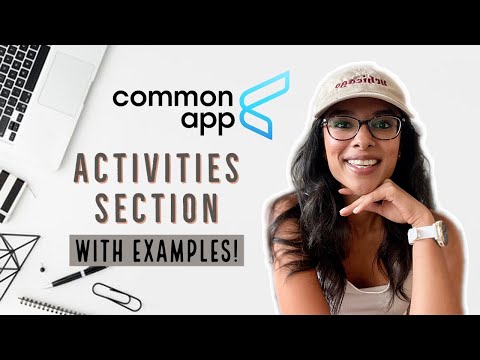 How To Fill Out The Common App ACTIVITIES SECTION (with EXAMPLES!)
