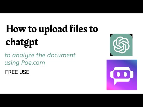 how to upload files to Chatgpt to do anlysis