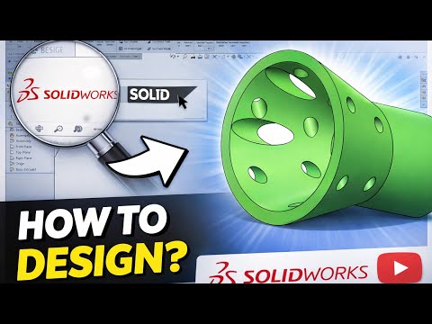 How to create a degree hole in Solidworks