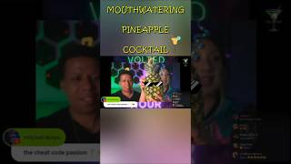 ⚡️🍹The Cheat Code Passion Volted Cocktail⚡️🍹 #pineapplecocktail