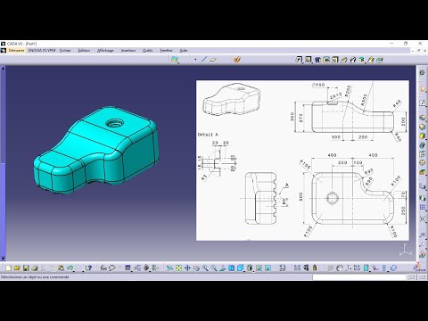 Catia Tutorial Exercise 22 " Surface"